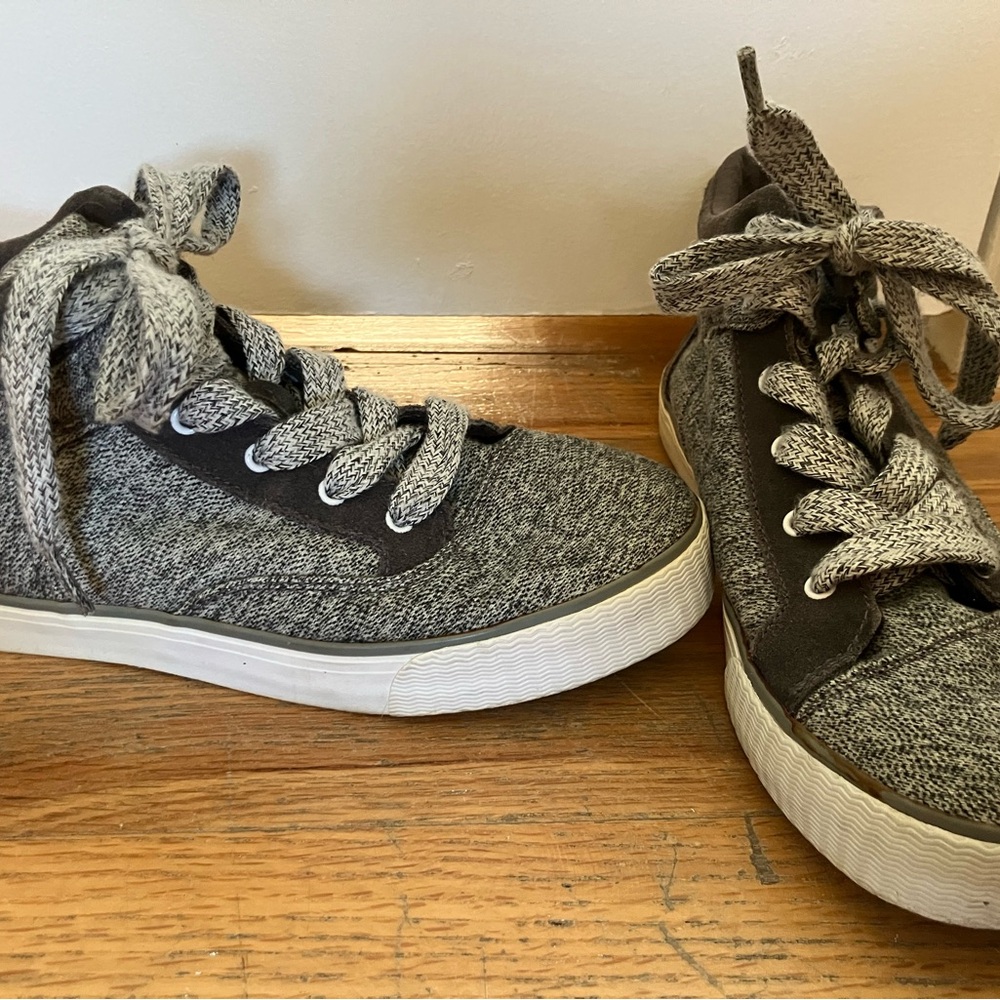 Toms Gray and Black Women's Sneakers